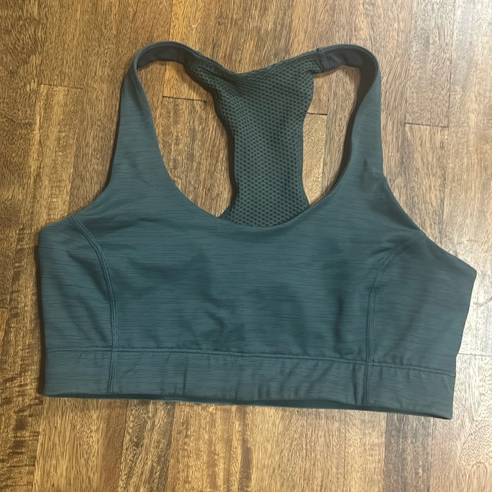 Outdoor Voices Dark Teal Racerback Sports Bra